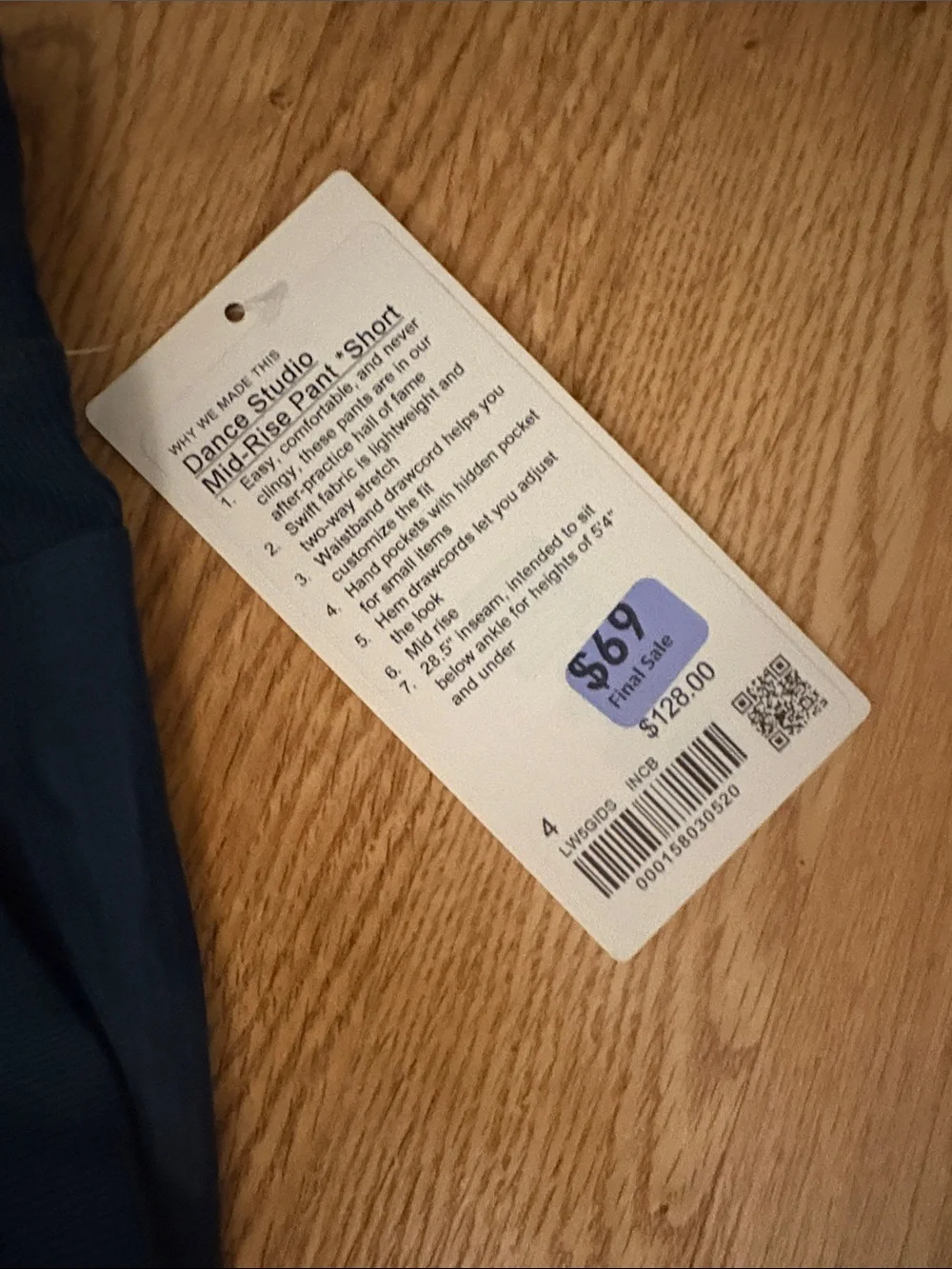 lululemon athletica Navy Blue Drawstring Joggers